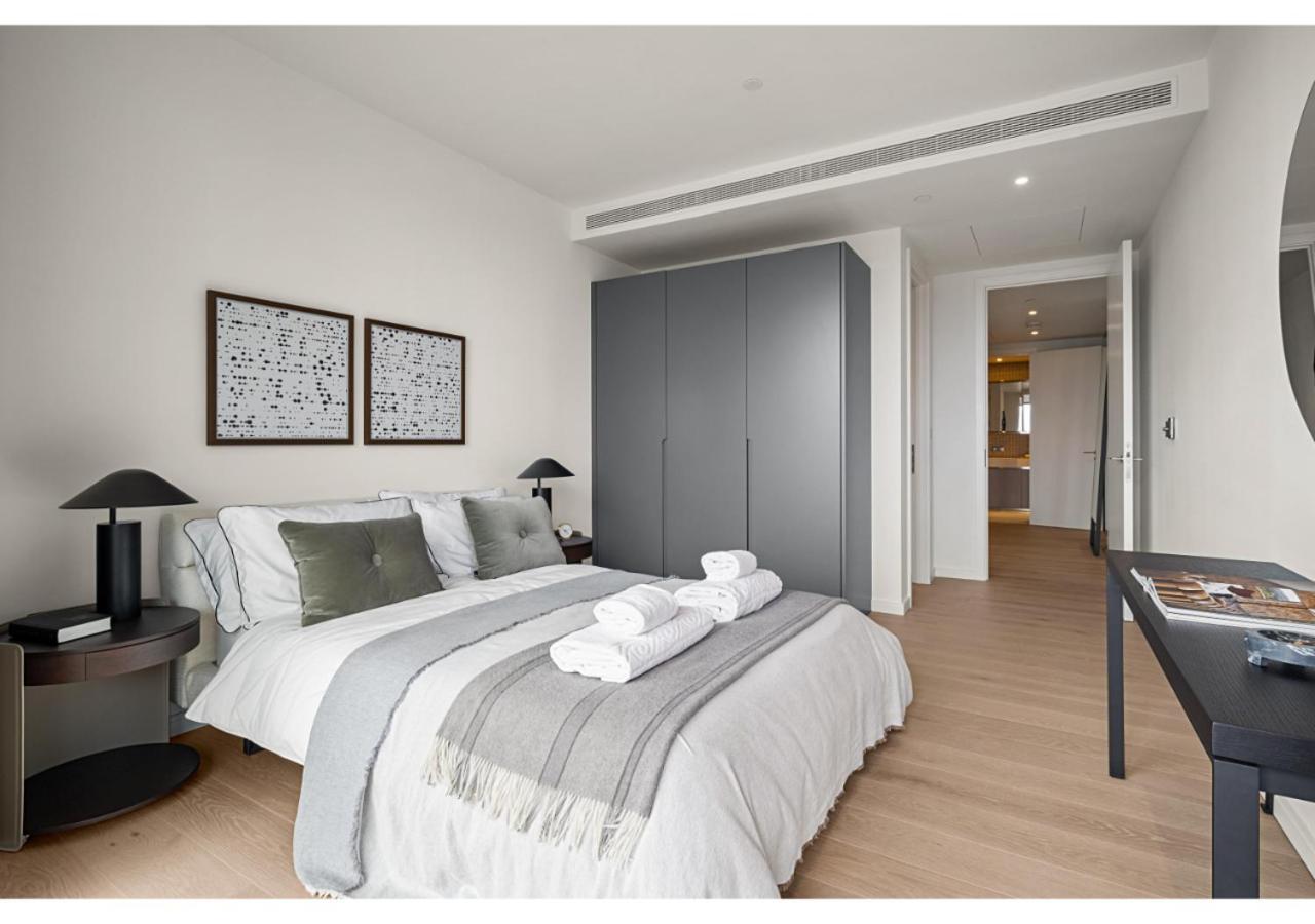 Elegant And Modern Apartments In Canary Wharf Right Next To Thames Londres Exterior foto