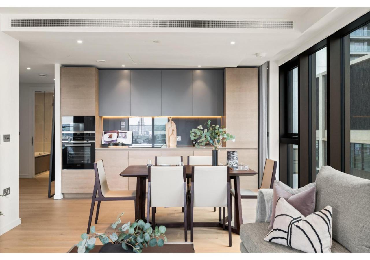 Elegant And Modern Apartments In Canary Wharf Right Next To Thames Londres Exterior foto